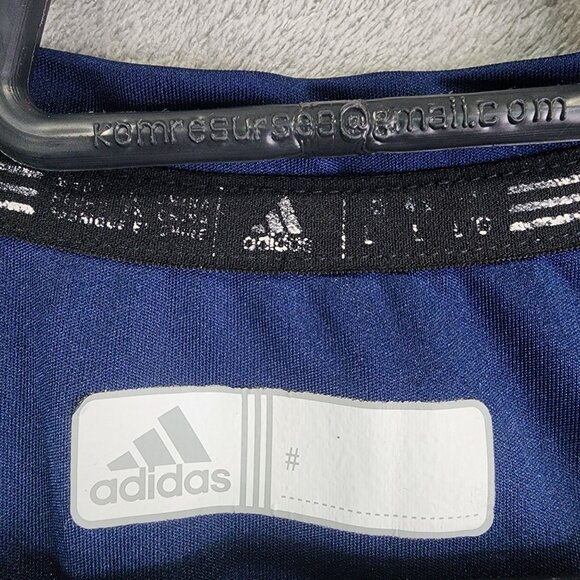 Mens Blue Adidas WR Number 6 Soccer Jersey Short Sleeve Crew Neck Size L - Picture 4 of 9